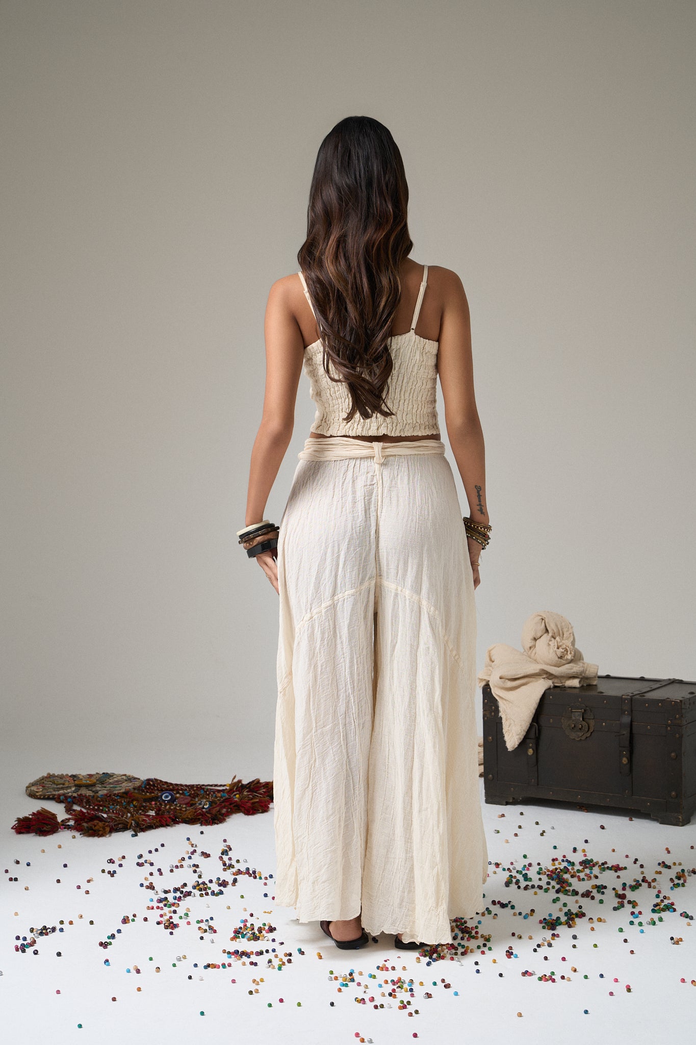 Khalkedon Boho Belted Pants