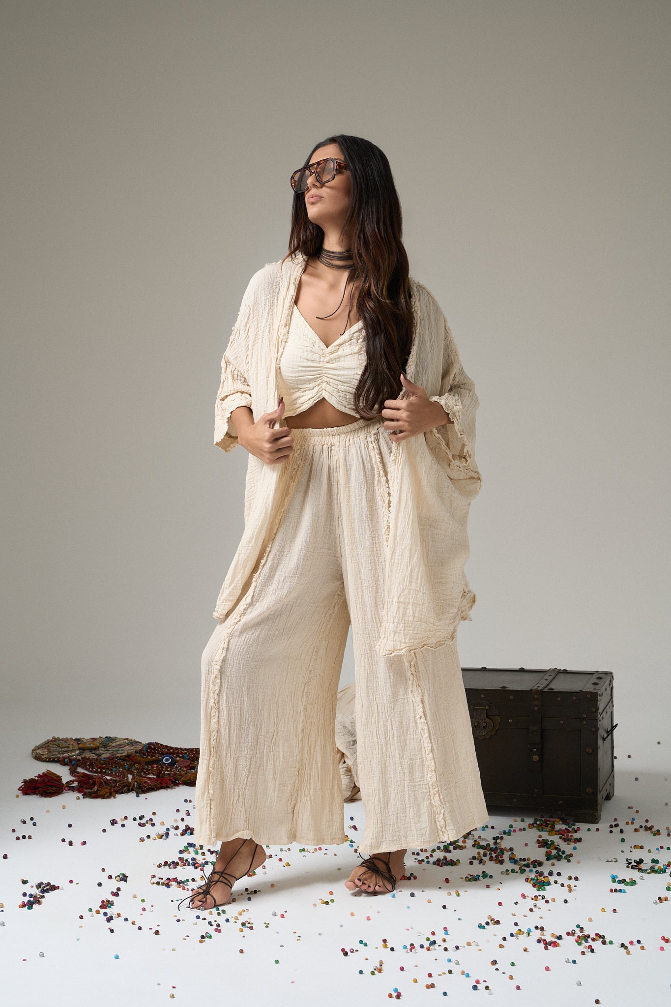 Oasis Boho Short Kaftan