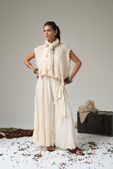 Avanos Boho Asymmetrical Blouse