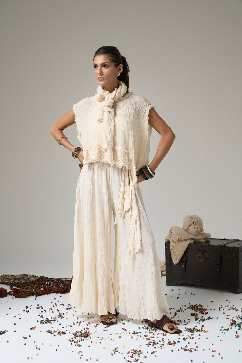 Avanos Boho Asymmetrical Blouse