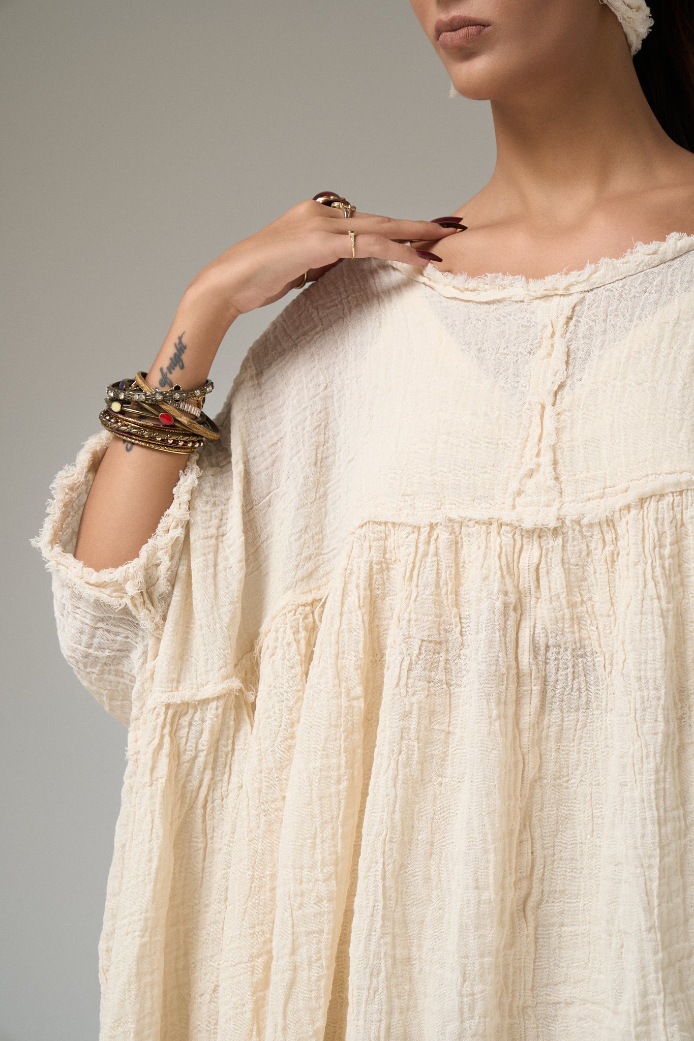 Anatolian Weave Boho Slouch Tunic
